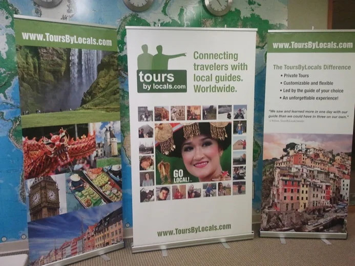 Our new banners, ready to go