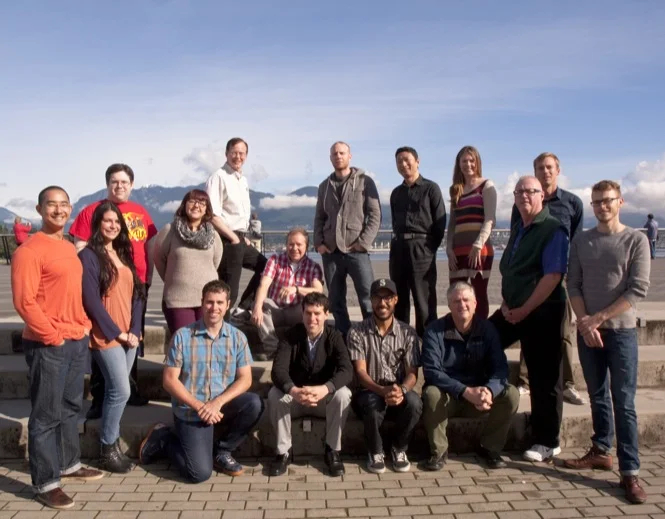 ToursByLocals Team in Jack Poole Plaza, Vancouver (photo by Joshua Hergesheimer)