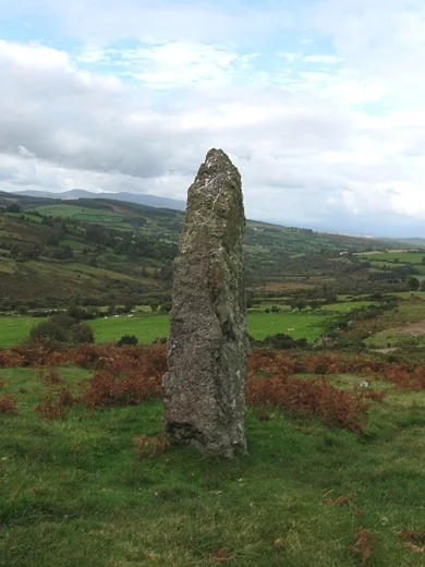 Nire Valley standing stone