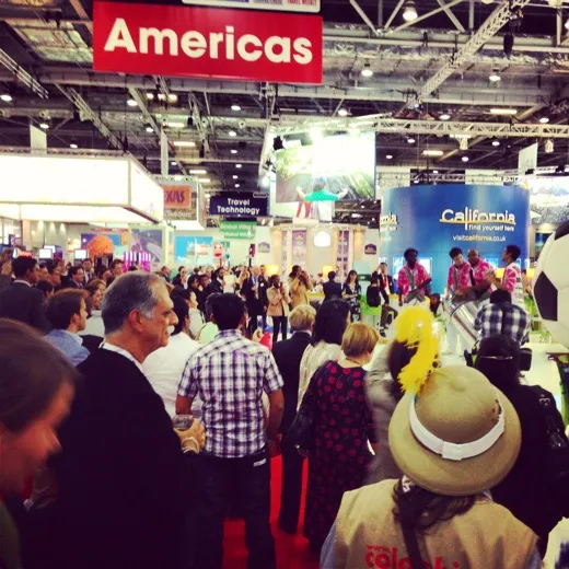Crowds at London's World Travel Market