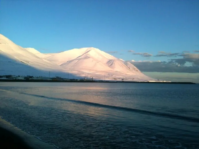 Dalvik, Iceland. The lowest ski area elevation in the world!