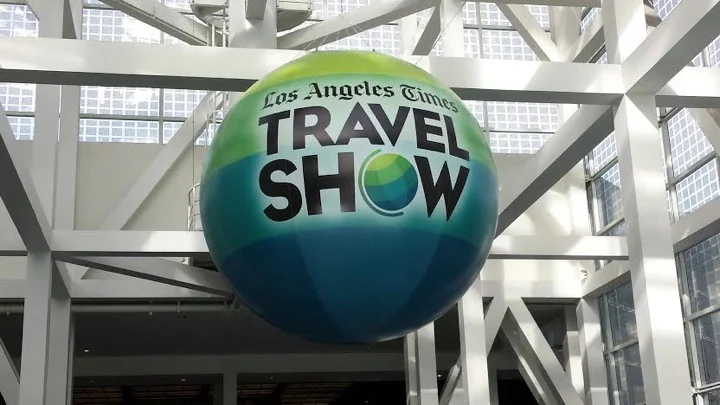 Entrance to the LA Times Travel Show