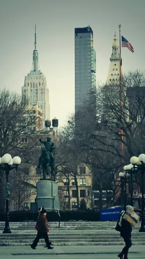 Chilly morning at Union Square
