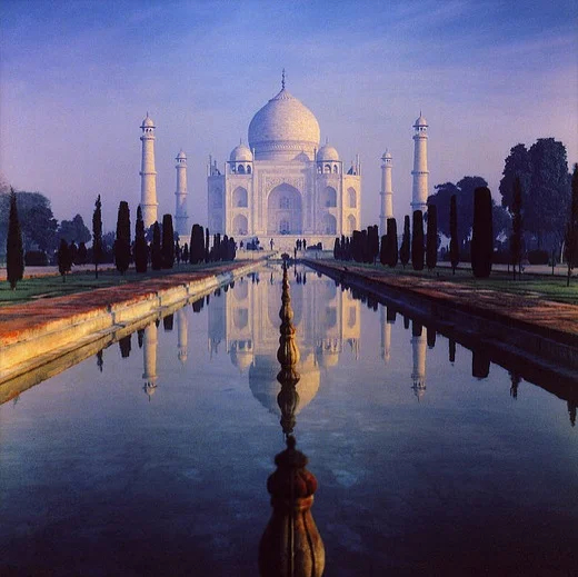 Taj Mahal and gardens