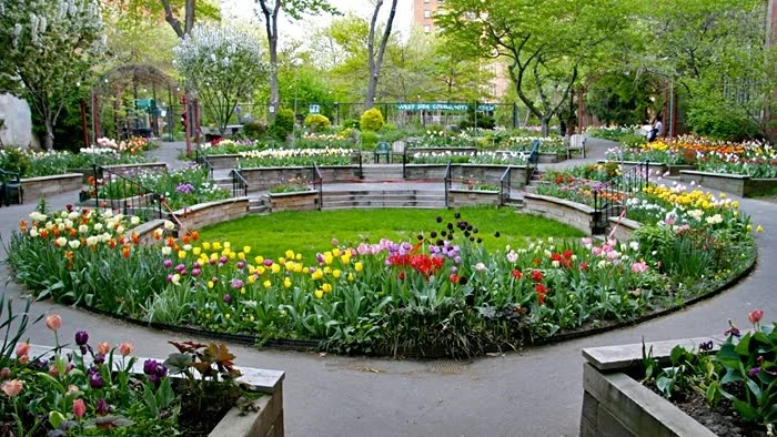 Community garden on New York's westside