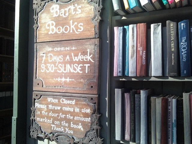 The Honour System at work at Bart's Books, California