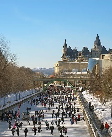 Skating on the Rideau Canal