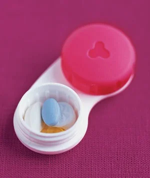 Easy storage for travel medication