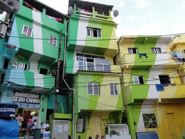 Praca Cantao, Favela Santa Marta