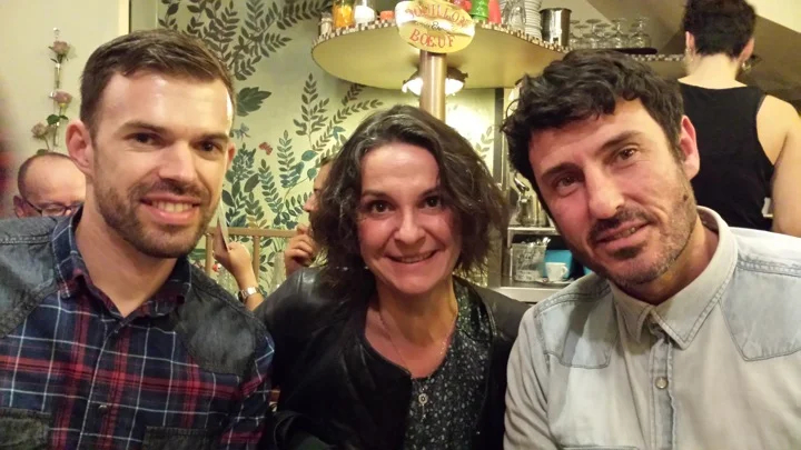 David, Isabelle and Gustavo in Paris
