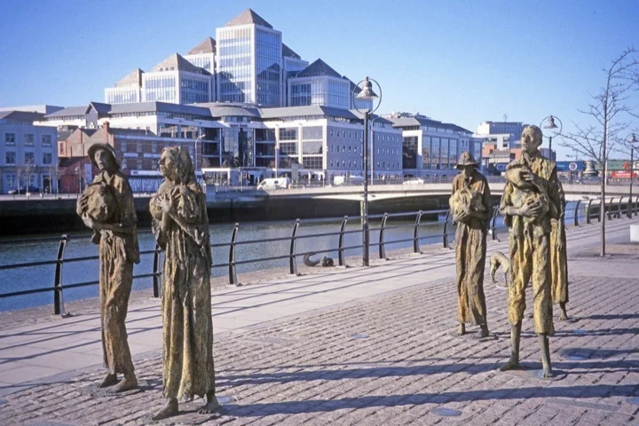 The Famine Memorial, Custom Quay, Dublin