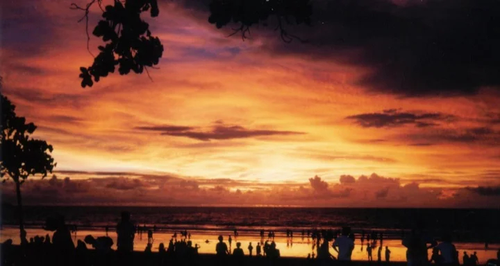 Sunset in Kuta, Bali