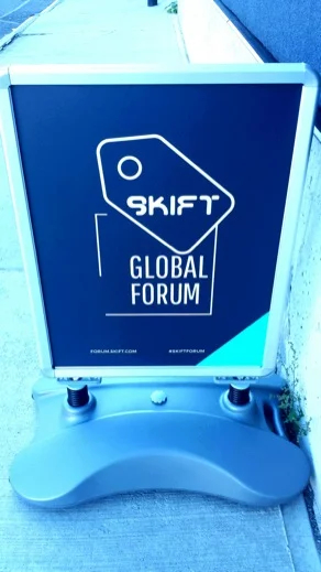 The Skift Global Forum took place at the Duggal Greenhouse, Brooklyn.