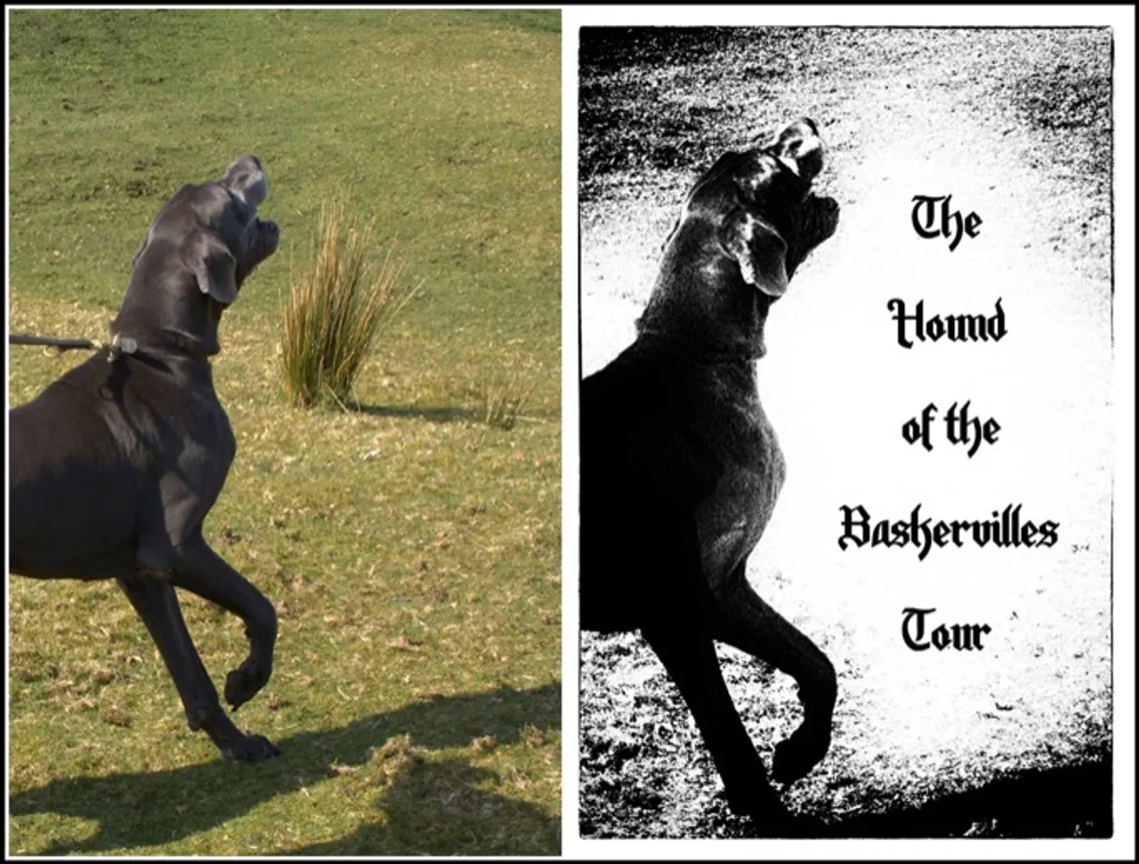 Luther becomes the Hound of the Baskervilles