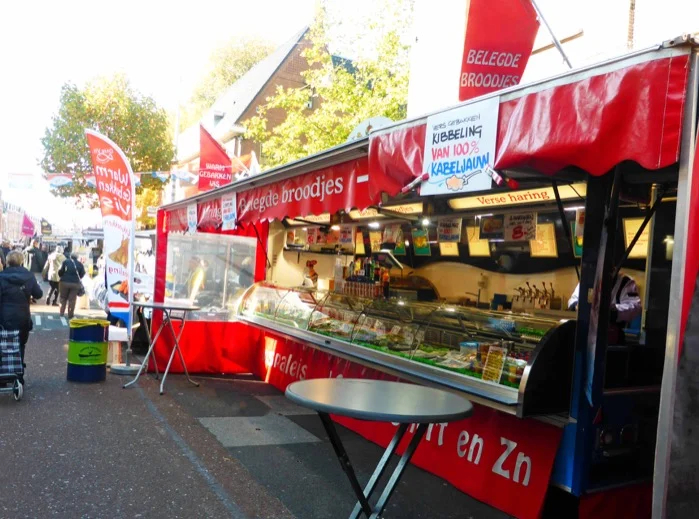 Herring stall in Amsterdam