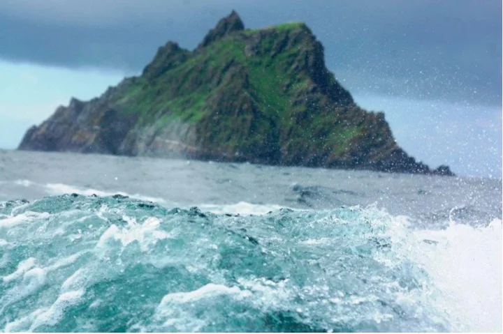 View of Skellig Michael, Star Wars filming location