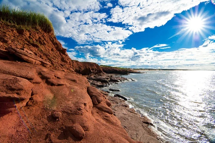 Prince Edward Island's red shores