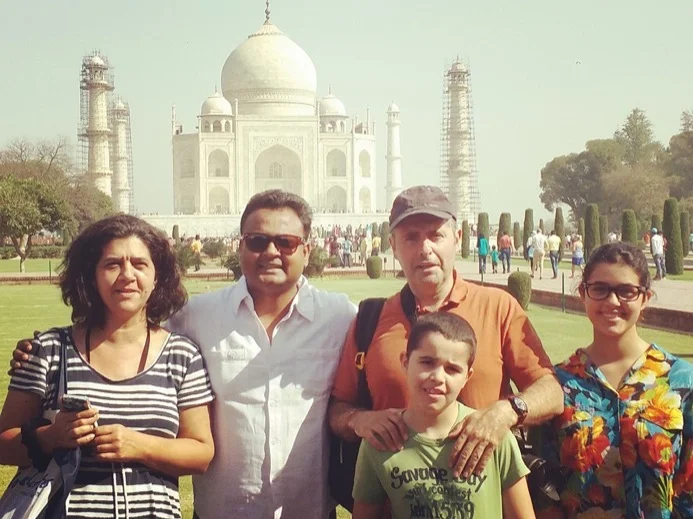 ToursByLocals guide Mohd with a lovely family from Portugal