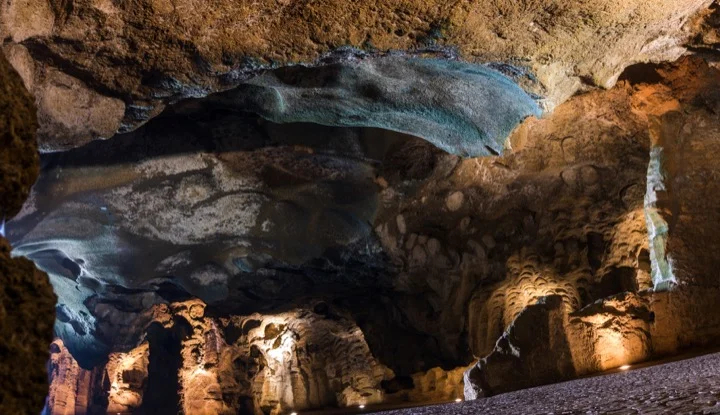 Part of the Gorham Cave complex in Gibraltar