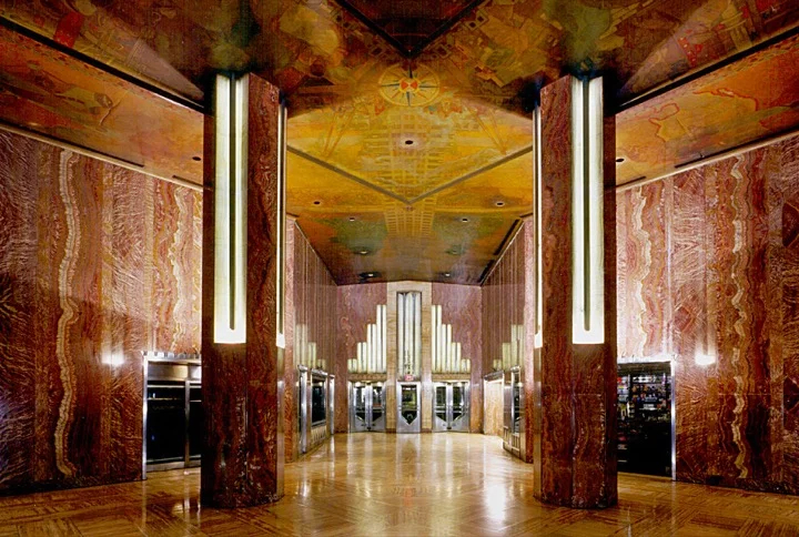 Inside the Chrysler building