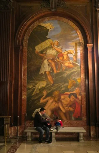 Mural at the New York Public Library