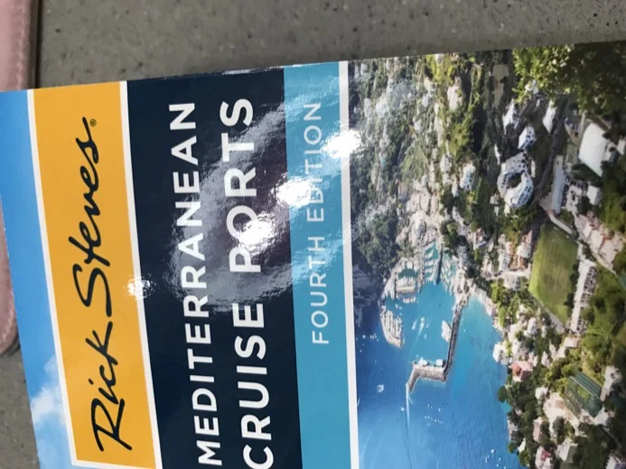 Rick Steves Guidebook that recommends Carmine as a guide for the Amalfi Coast
