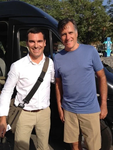 Cayetano (left) in Barcelona