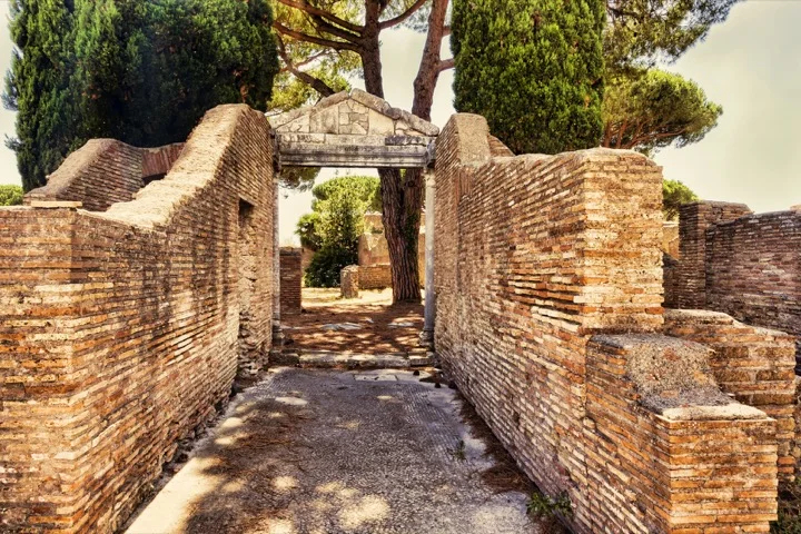Ancient Ostia near Rome