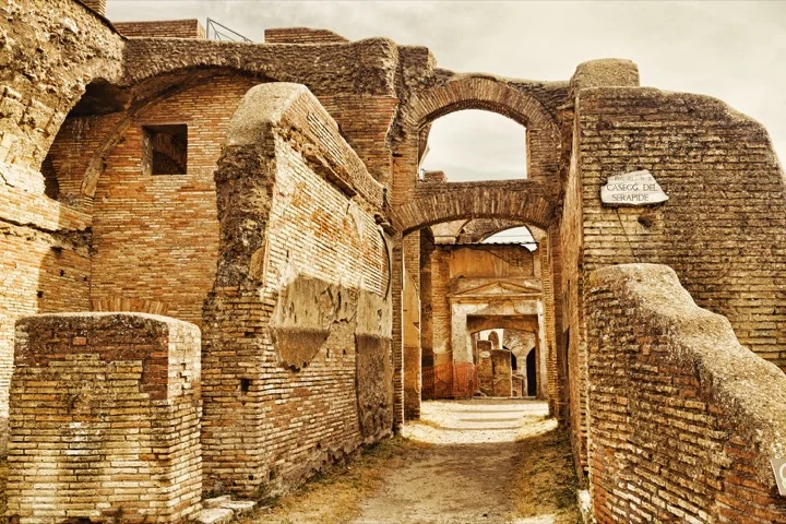 Walls of Ancient Ostia