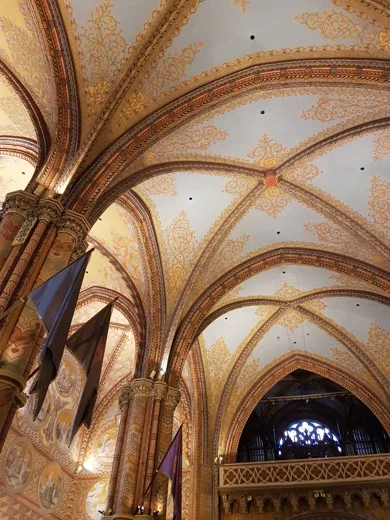 Interior of Matyas Church