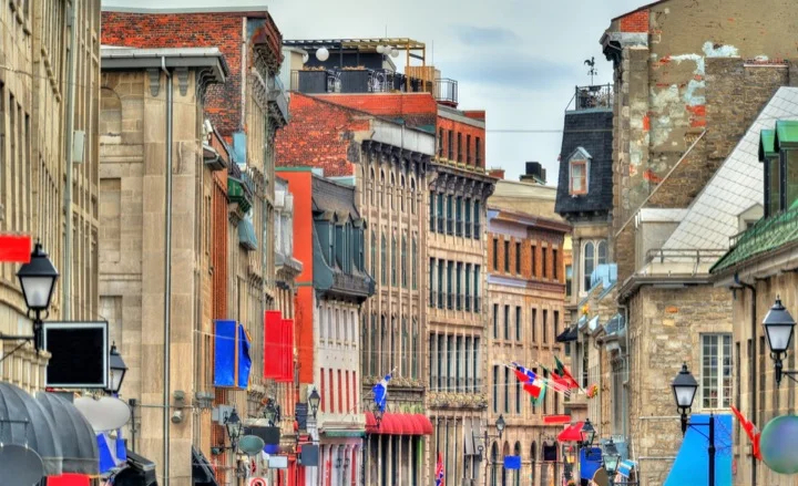 The streets of Old Montreal come alive in summer