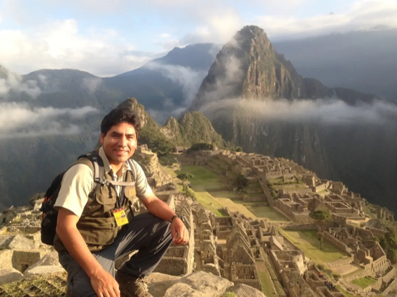 Edwin, a guide in Cusco, frequently takes travellers multi-day tours to Machu Picchu and the Sacred Valley