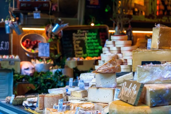 Local Cheesemonger in Borough Market