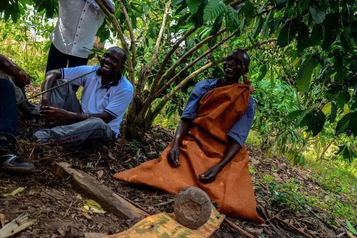 Barkcloth makers in Uganda