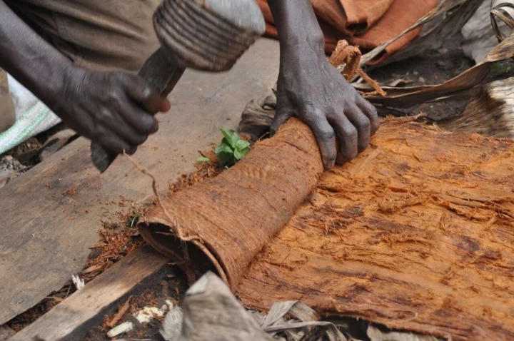 Making barkcloth