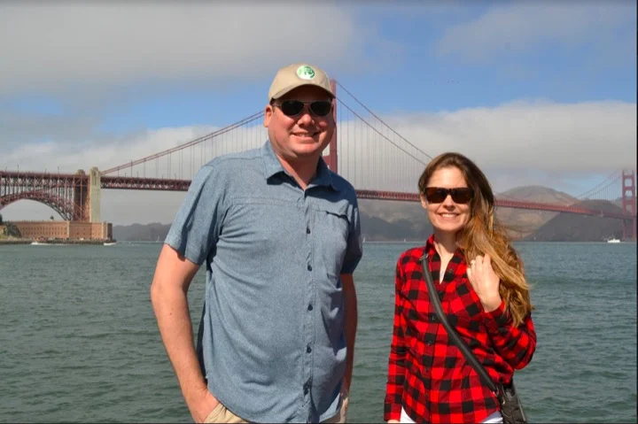 Sara and Thomas on Baker Beach