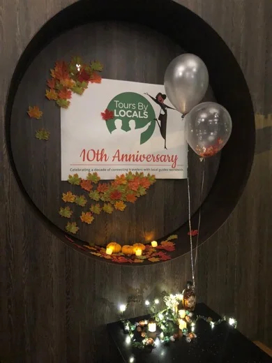 Entrance to the restaurant in Glasgow