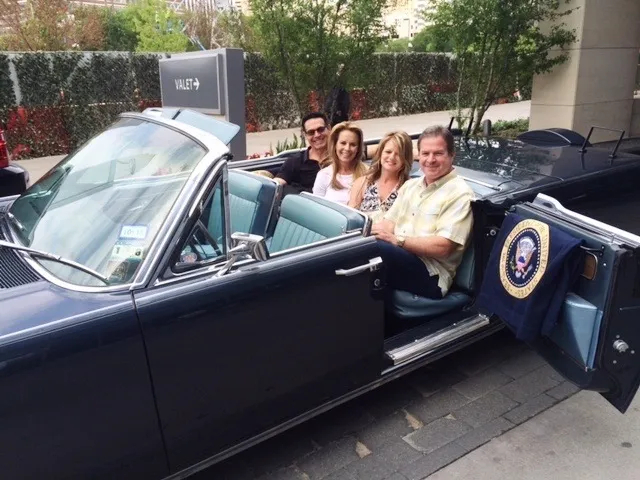 See and drive in a "Kennedy Car" in Dallas, Texas.