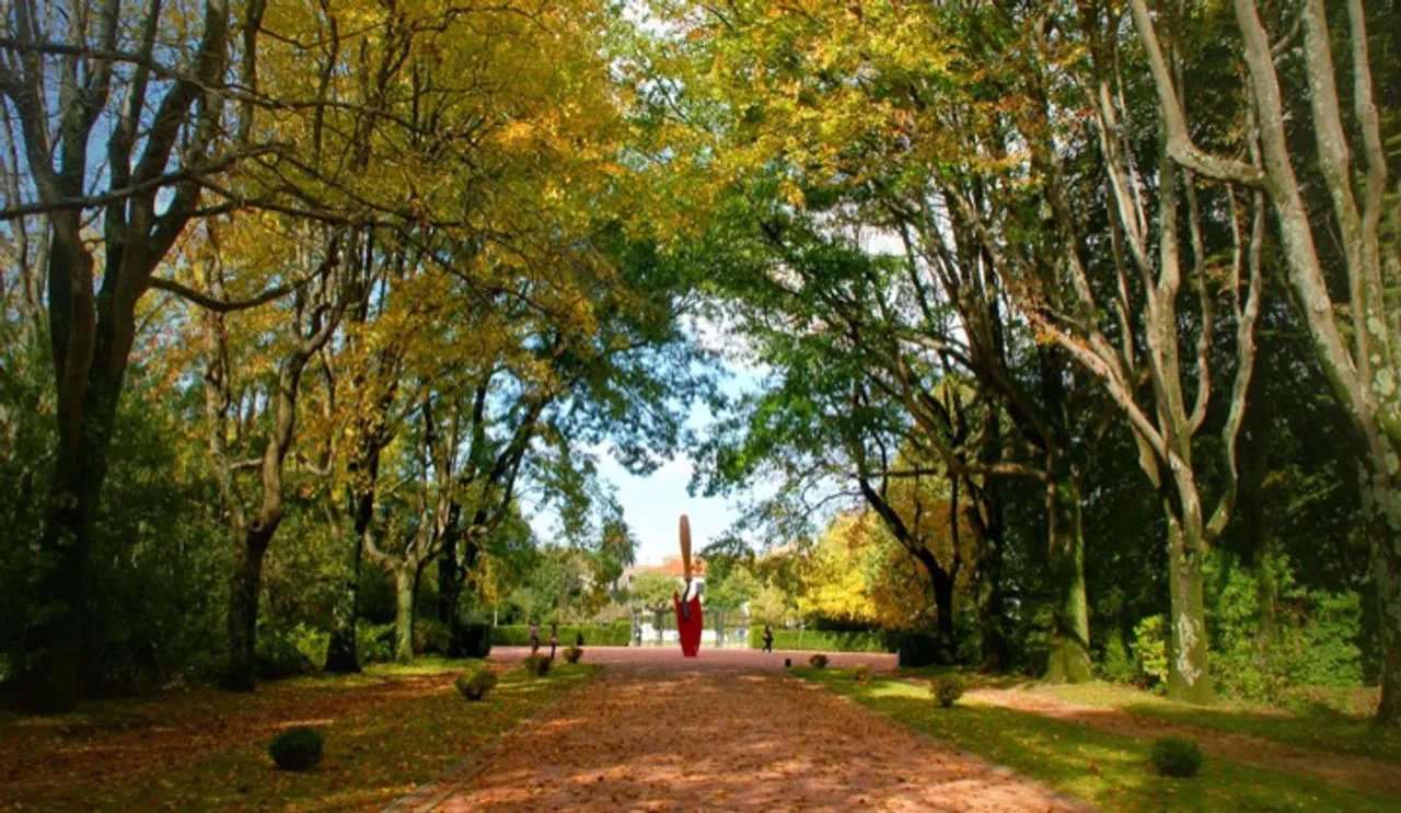 Serralves park in Oporto, Portugal