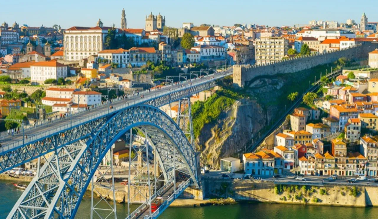 Old Town Porto bridge Portugal