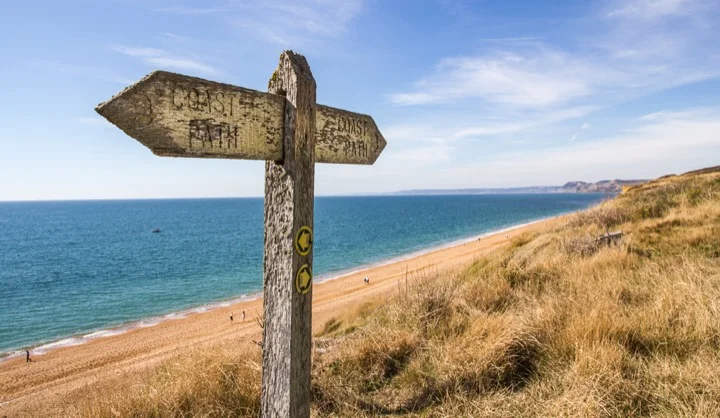 Walk the beautiful footpaths along the Dorset Coast, England