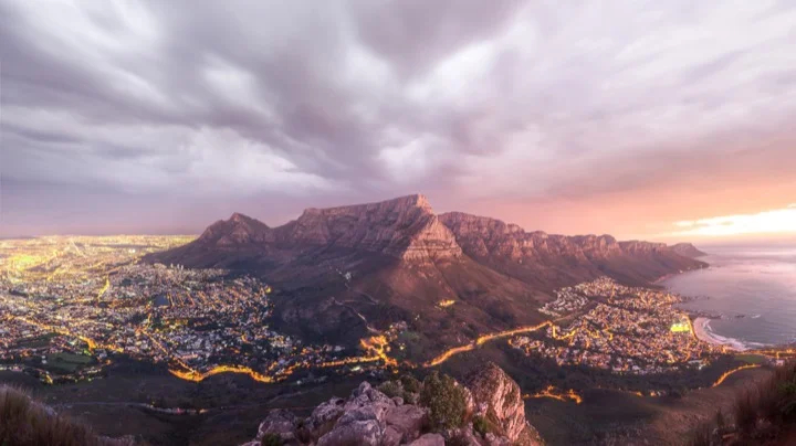 Panoramic view of Table Mountain