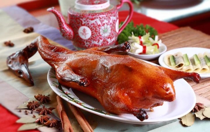 Peking duck dish
