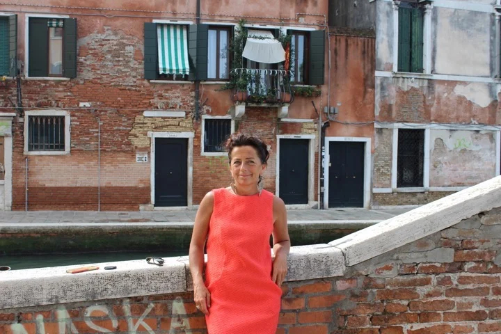 Venetian guide Elisabetta, near her home in Venice
