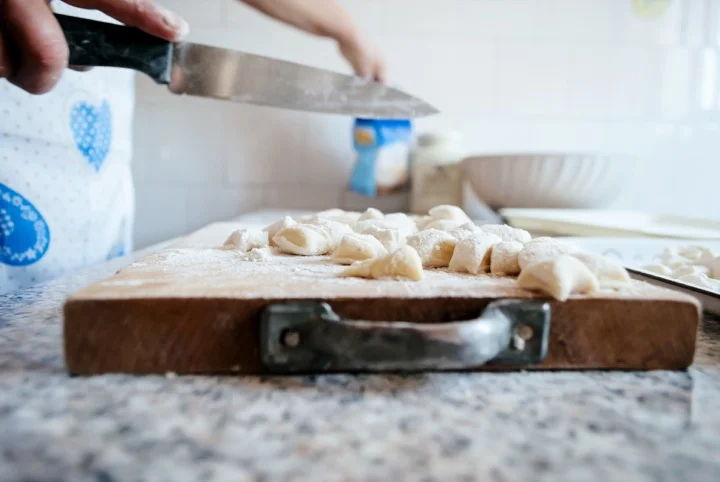 Making Gnocchi in Ravenna, Italy
