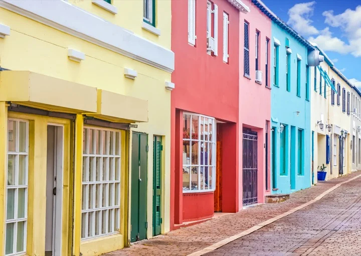 Colourful streets of Bermuda