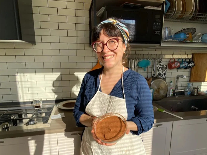 Sivia's tiramisu in Ravenna, Italy