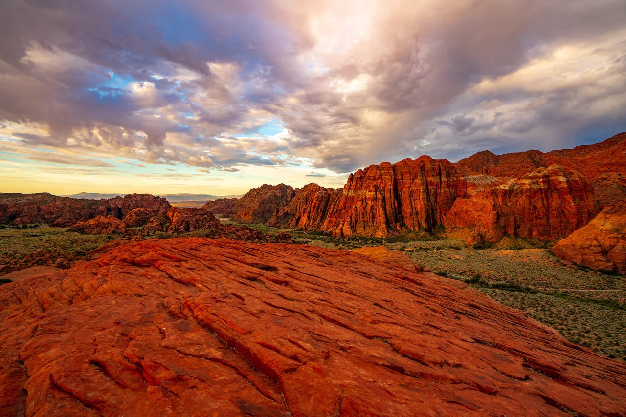 snow canyon