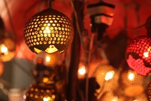 Lights for Sale at Amphawa Market