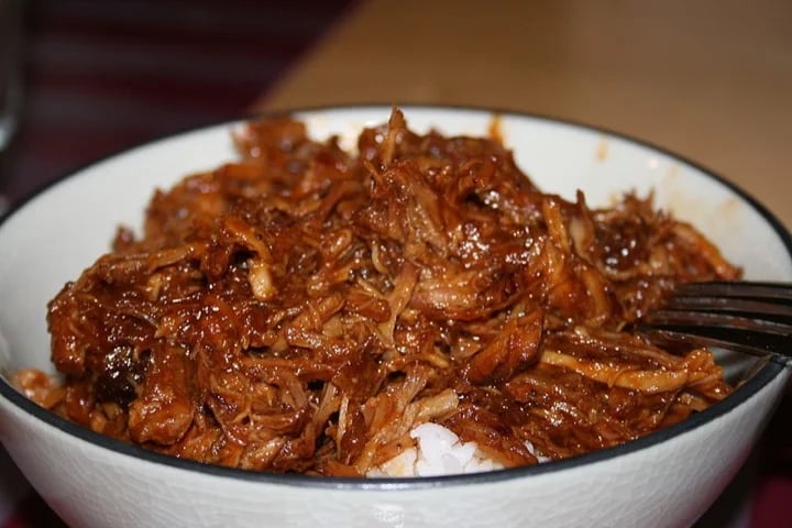 Pulled Pork over rice